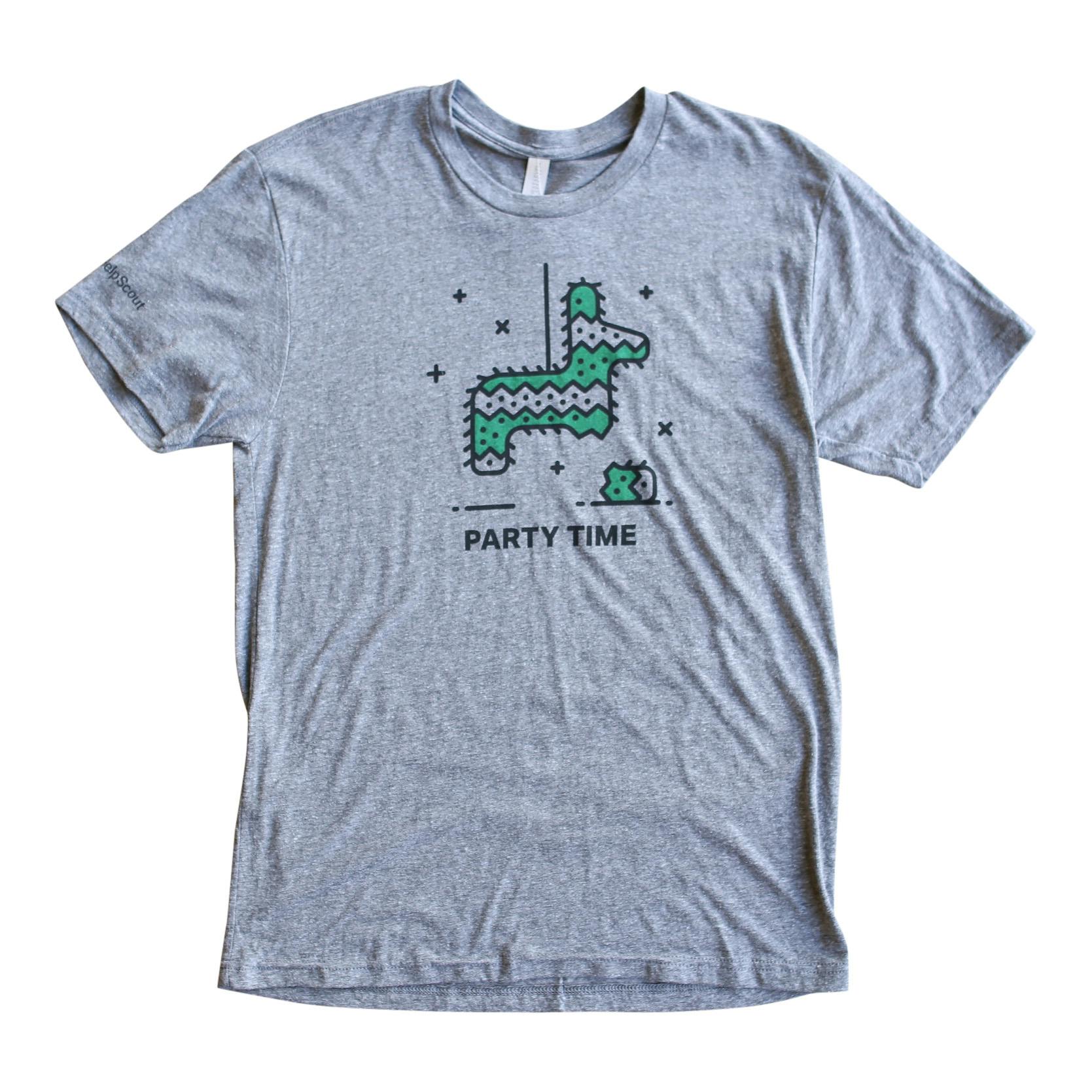 help scout party time t-shirt help scout party time t-shirt